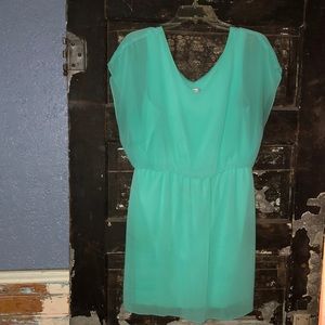 Sheer Mint Green Summer Dress
